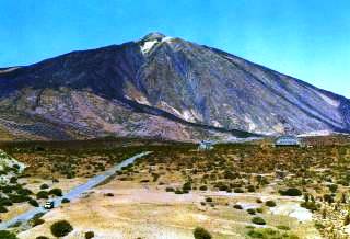 Pico del Teide 3.718 m. auf Teneriffa.