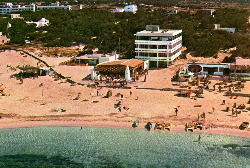 Strand von Formentera, nur erreichbar mit dem Schiff von Ibiza aus.