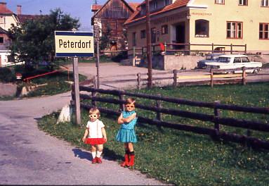 Ortseingang von Petersdorf  -  Steiermark