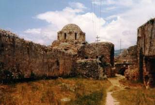 Reste einer byzantinischen Kapelle.